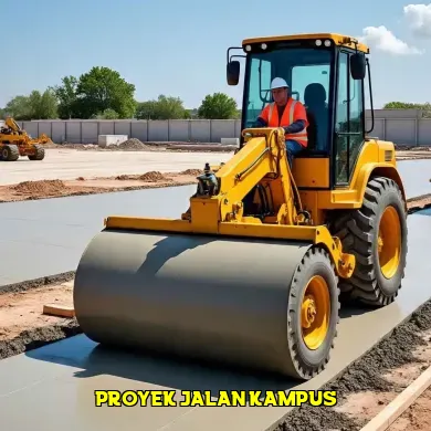 Optimalisasi Proyek Jalan Kampus Seturan dengan Sewa Vibro Roller